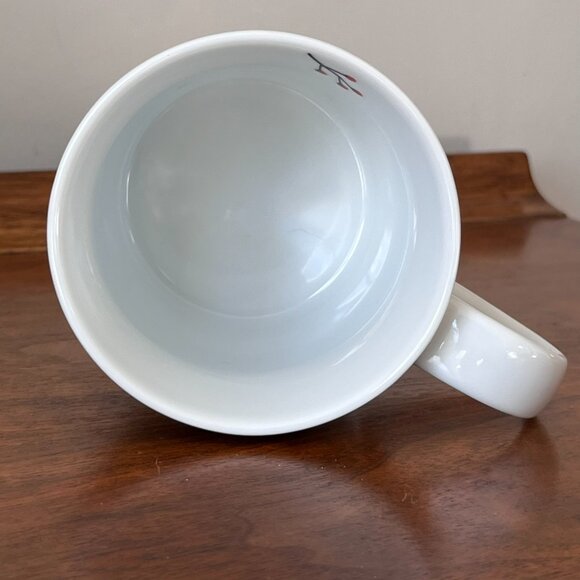 Now Designs "Noble Deer" Porcelain Mug Holiday Christmas Illustration Berry 12oz - Picture 7 of 9